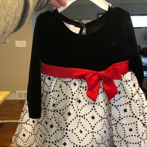 Bonnie Baby Holiday girls dress 12 month